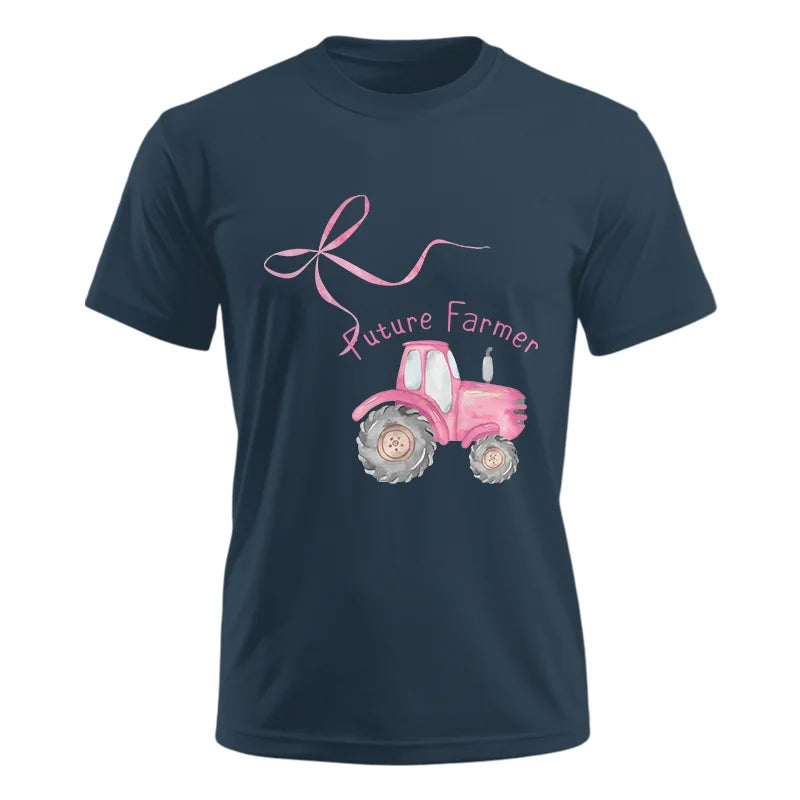 Image of Pink Bow Cute Tractor - Unisex Ultra Cotton Tee