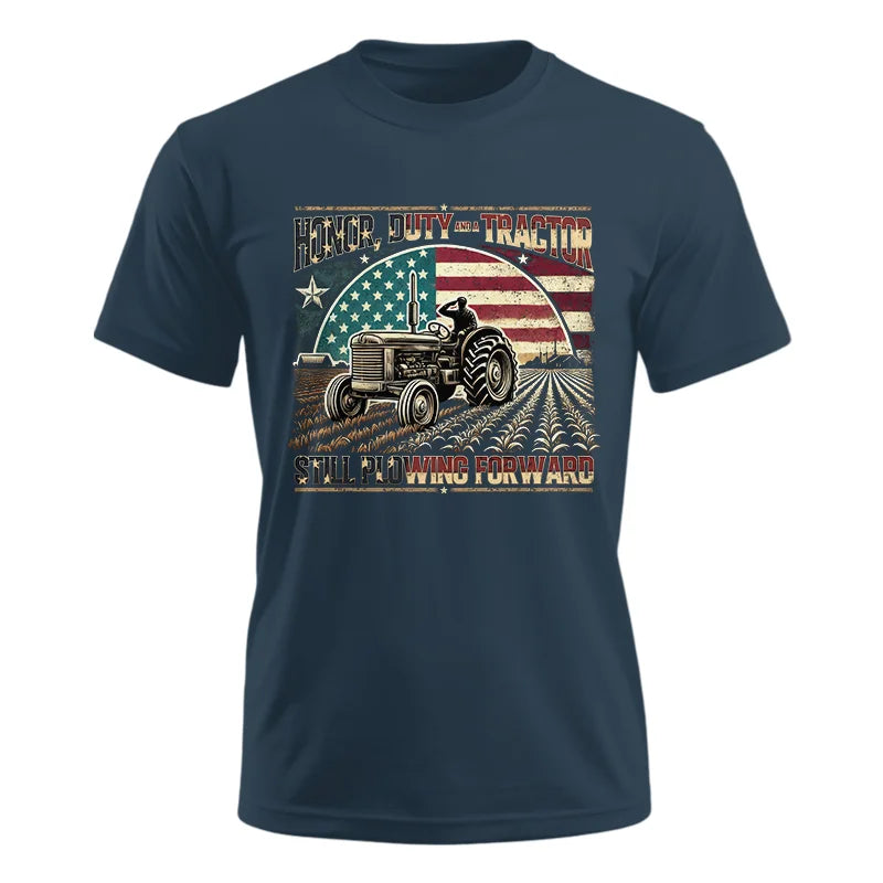 Image of Veteran Farmer Honor Duty And A Tractor 1 - Unisex Ultra Cotton Tee