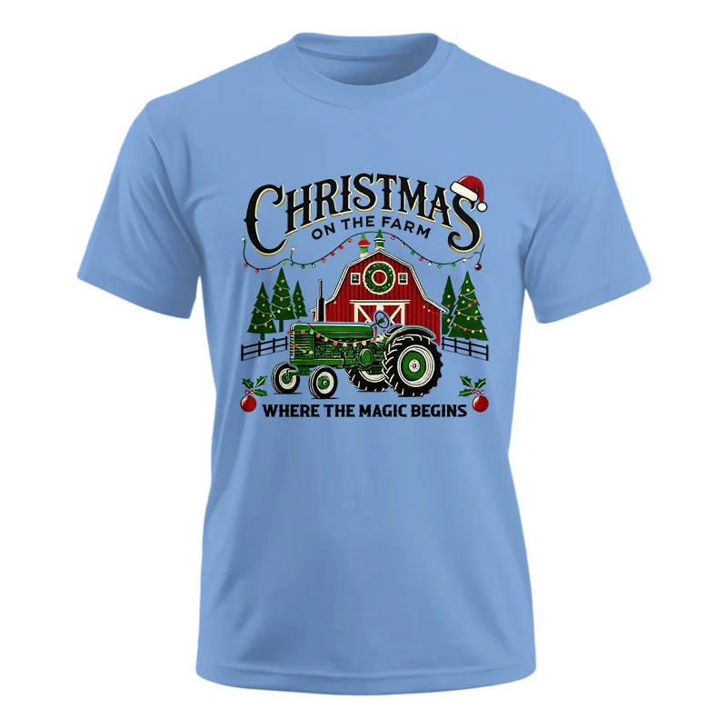 Christmas on the Farm Where the Magic Begins! 5 - Unisex Ultra Cotton Tee