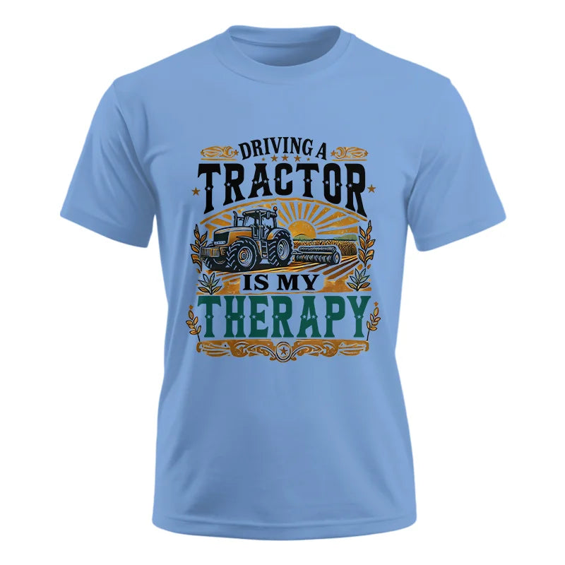 Driving A Tractor Is My Therapy - Unisex Ultra Cotton Tee