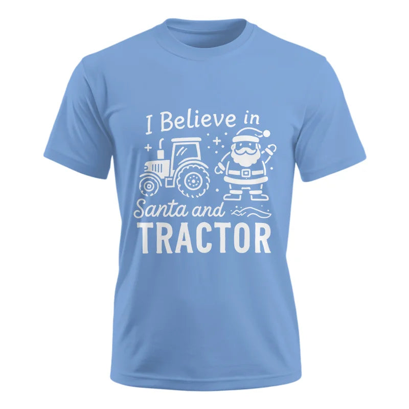 Image of I Believe In Santa And Tractor - Unisex Ultra Cotton Tee