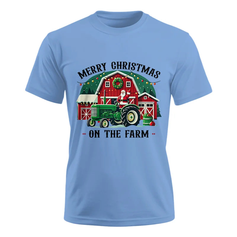 Image of Merry Christmas On The Farm 1 - Unisex Ultra Cotton Tee