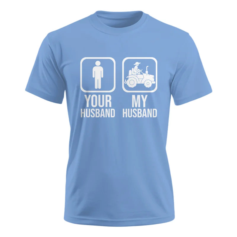 My Husband Is Cooler Than Yours Funny Farm Tractor 1 - Unisex Ultra Cotton Tee