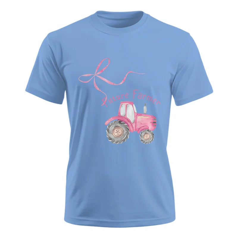 Image of Pink Bow Cute Tractor - Unisex Ultra Cotton Tee