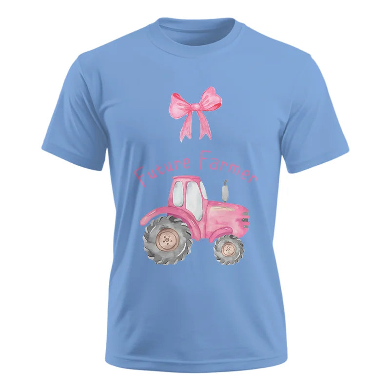 Image of Pink Tractor For Future Farmer - Unisex Ultra Cotton Tee