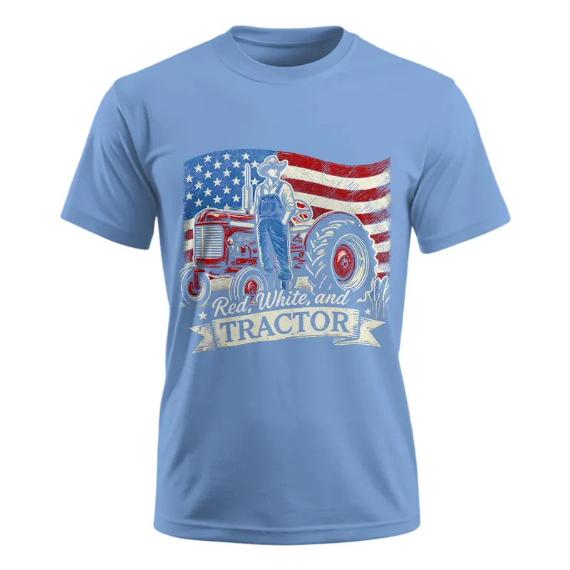 Red White And Tractor - Unisex Ultra Cotton Tee