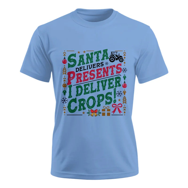 Image of Santa Deliver Present I Deliver Crops! - Unisex Ultra Cotton Tee