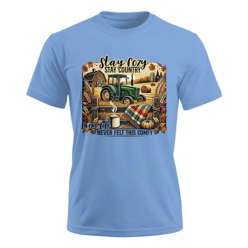 Image of Stay Cozy_Stay Country_Farm Life Never Felt This Comfy 2 - Unisex Ultra Cotton Tee