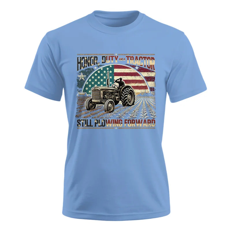 Image of Veteran Farmer Honor Duty And A Tractor 1 - Unisex Ultra Cotton Tee