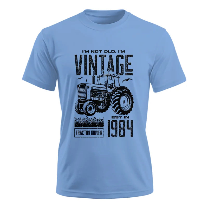 Vintage Tractor Farmer Birthday Born In 1984 1 - Unisex Ultra Cotton Tee