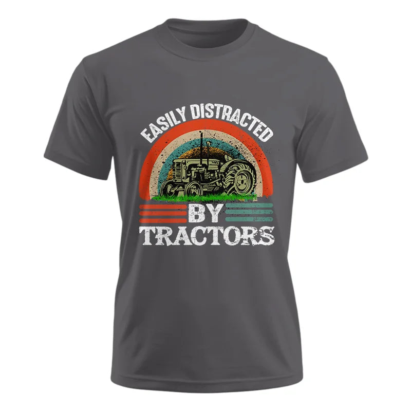 Easily Distracted By Tractors - Unisex Ultra Cotton Tee