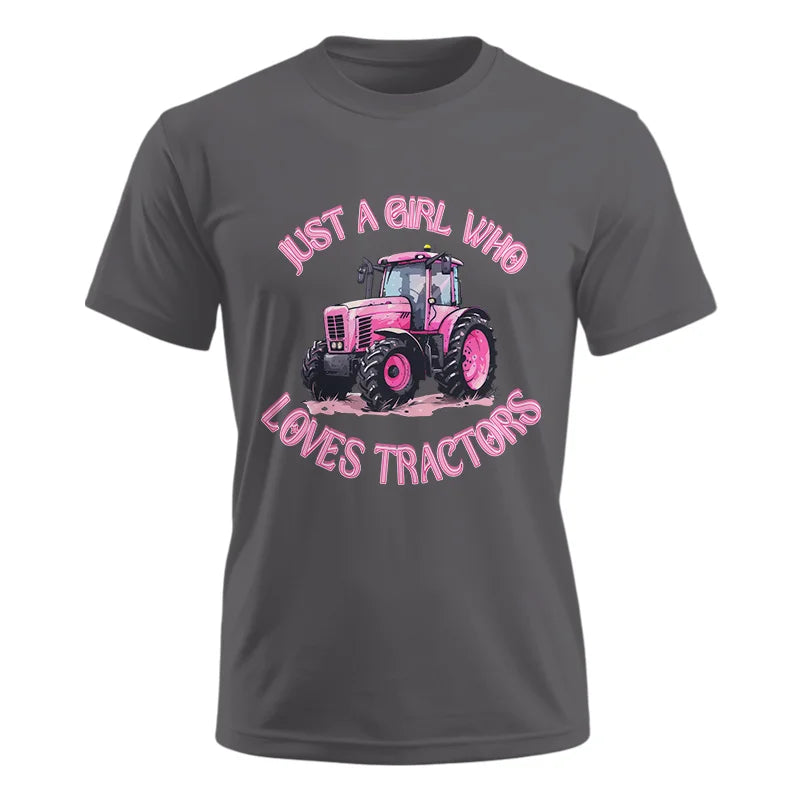 Image of Just A Girl Who Loves Tractors 1 - Unisex Ultra Cotton Tee