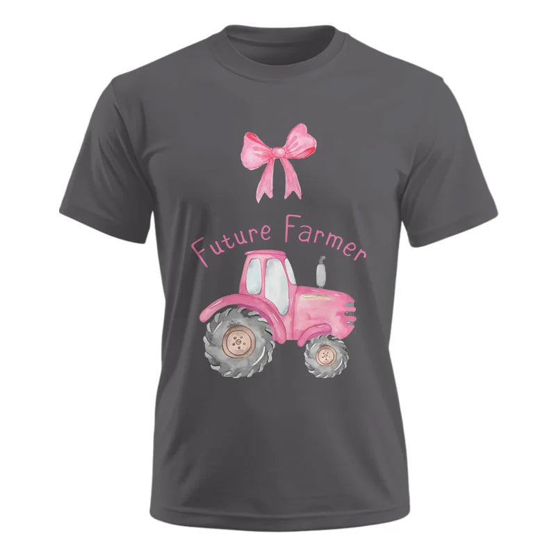 Image of Pink Tractor For Future Farmer - Unisex Ultra Cotton Tee