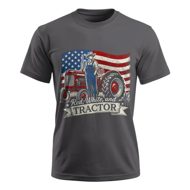 Red White And Tractor - Unisex Ultra Cotton Tee