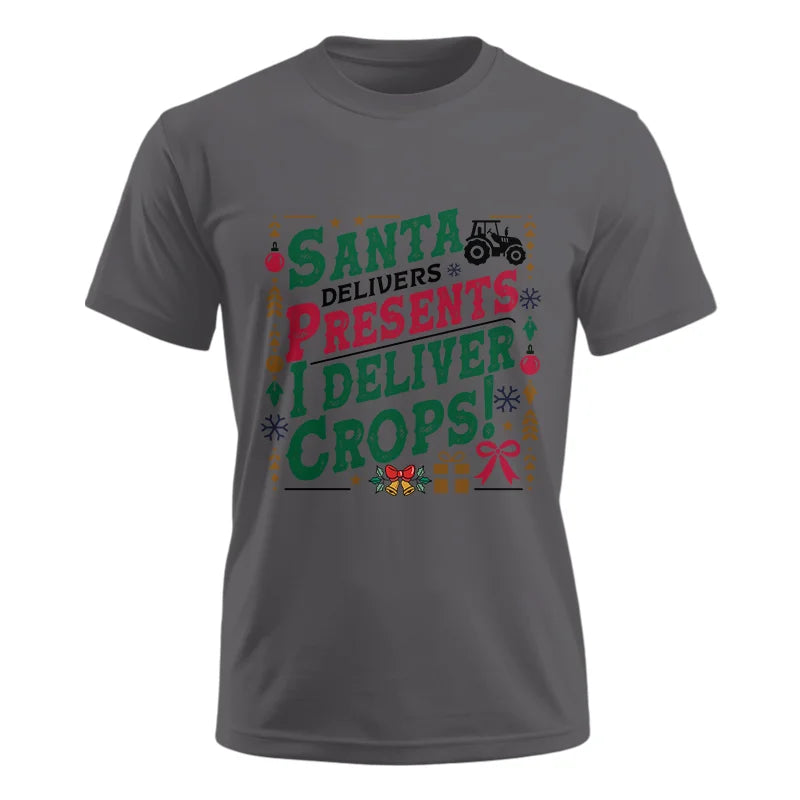 Image of Santa Deliver Present I Deliver Crops! - Unisex Ultra Cotton Tee