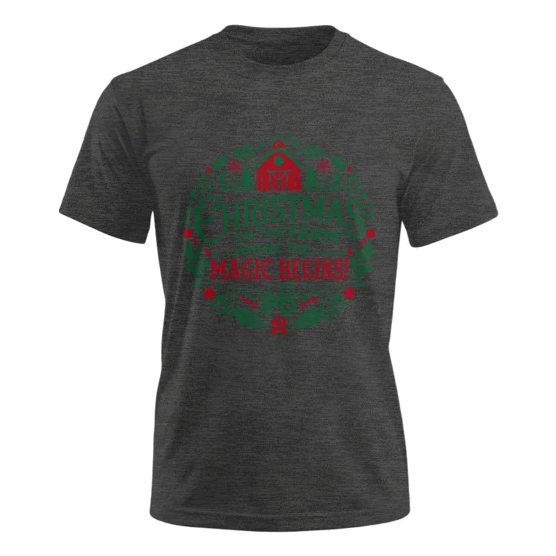 Christmas on the Farm Where the Magic Begins! 2 - Unisex Ultra Cotton Tee