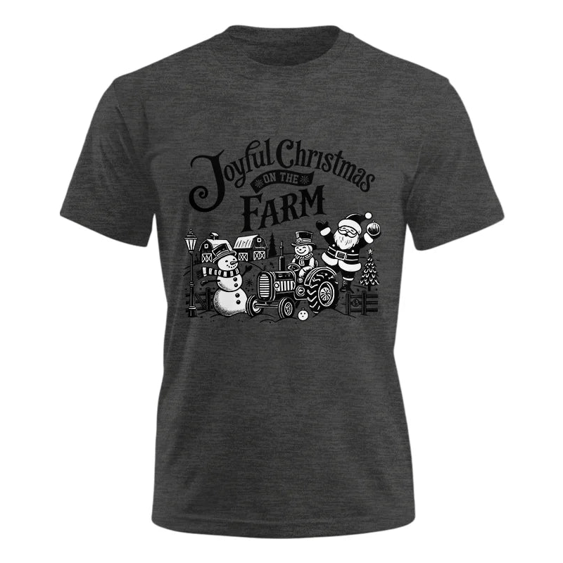 Image of Joyful Christmas On The Farm 1 - Unisex Ultra Cotton Tee