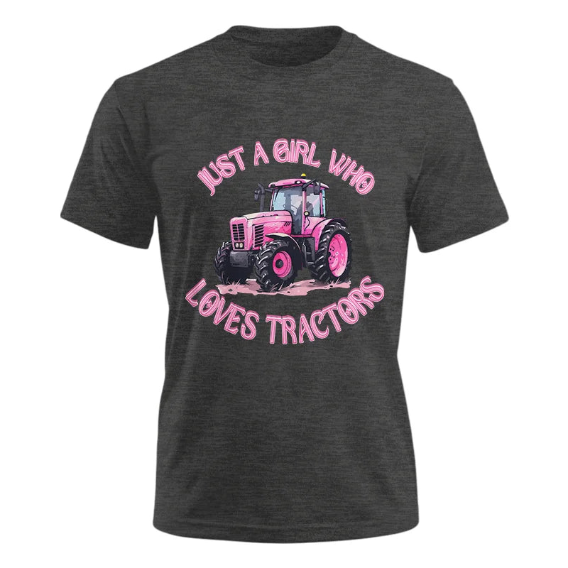 Image of Just A Girl Who Loves Tractors 1 - Unisex Ultra Cotton Tee