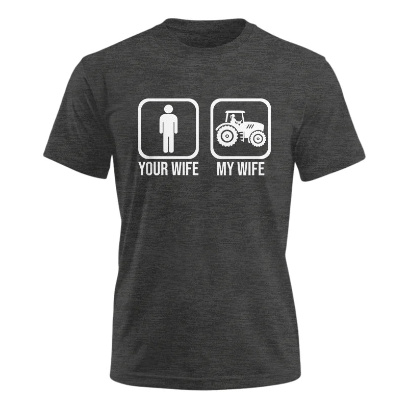 Image of My Wife Is Cooler Than Yours Funny Farm Tractor 1 - Unisex Ultra Cotton Tee