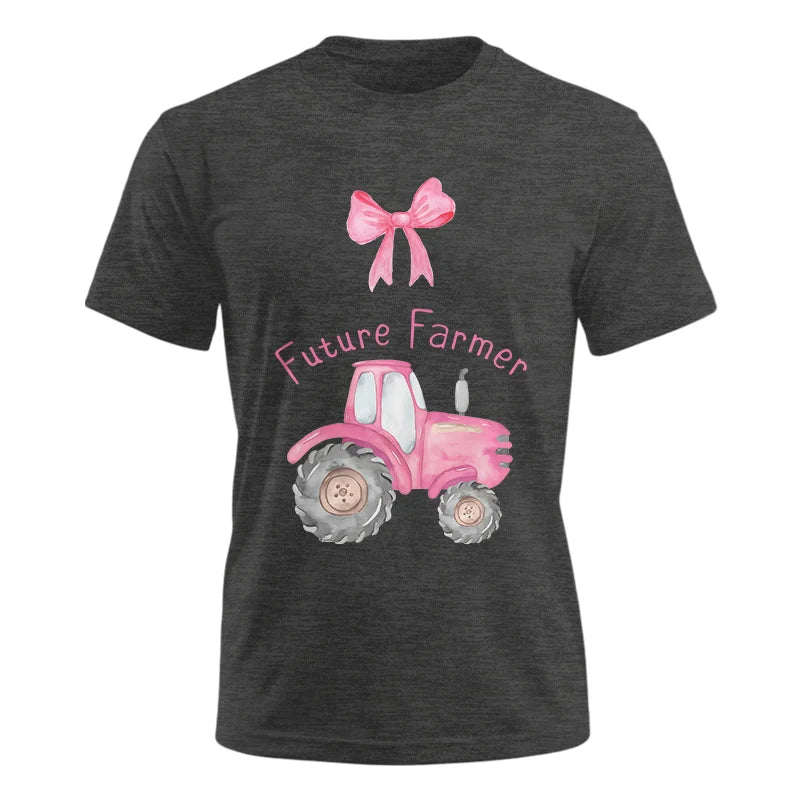 Image of Pink Tractor For Future Farmer - Unisex Ultra Cotton Tee