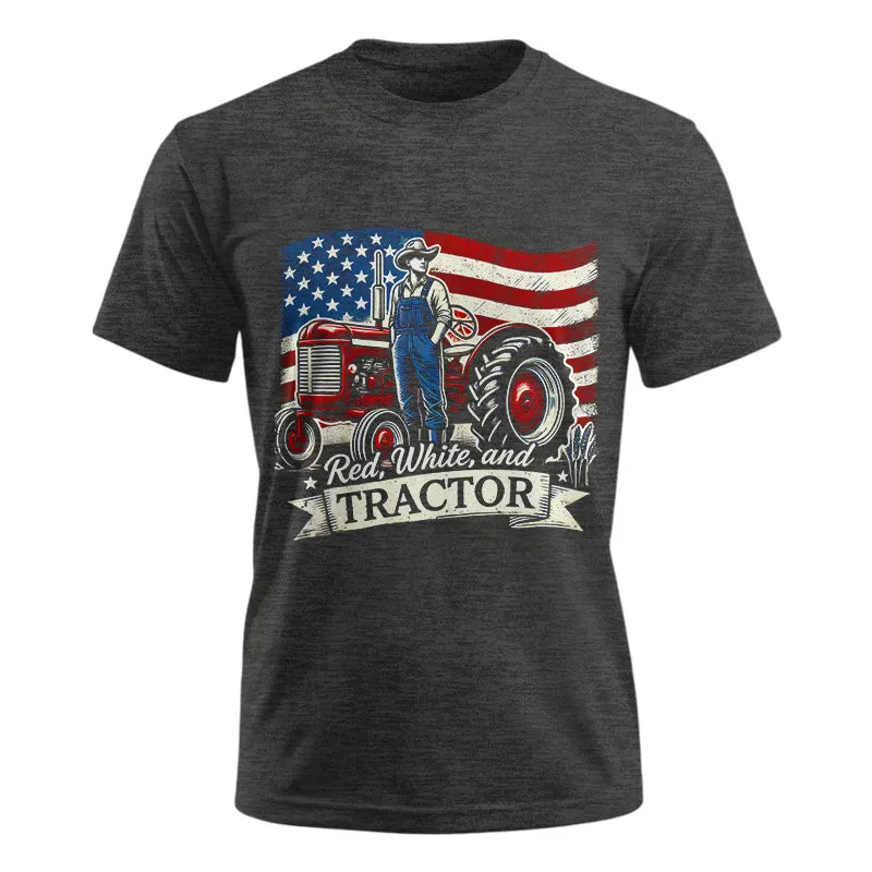 Red White And Tractor - Unisex Ultra Cotton Tee