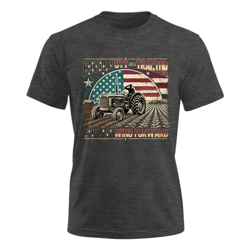 Image of Veteran Farmer Honor Duty And A Tractor 1 - Unisex Ultra Cotton Tee