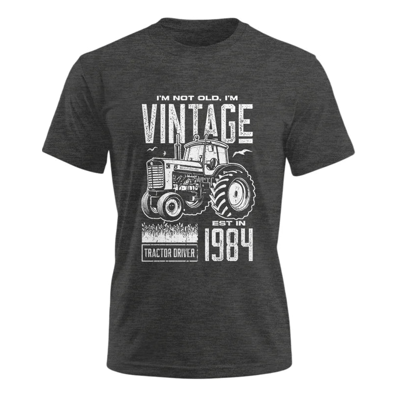 Vintage Tractor Farmer Birthday Born In 1984 2 - Unisex Ultra Cotton Tee