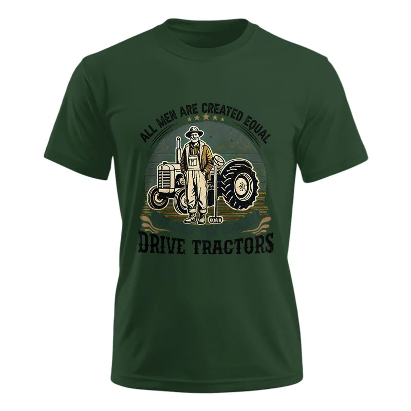 Image of All Men Equal But The Coolest Drive Tractors - Unisex Ultra Cotton Tee