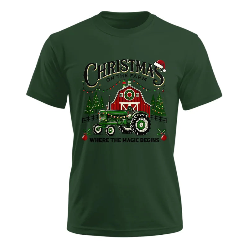 Christmas on the Farm Where the Magic Begins! 5 - Unisex Ultra Cotton Tee