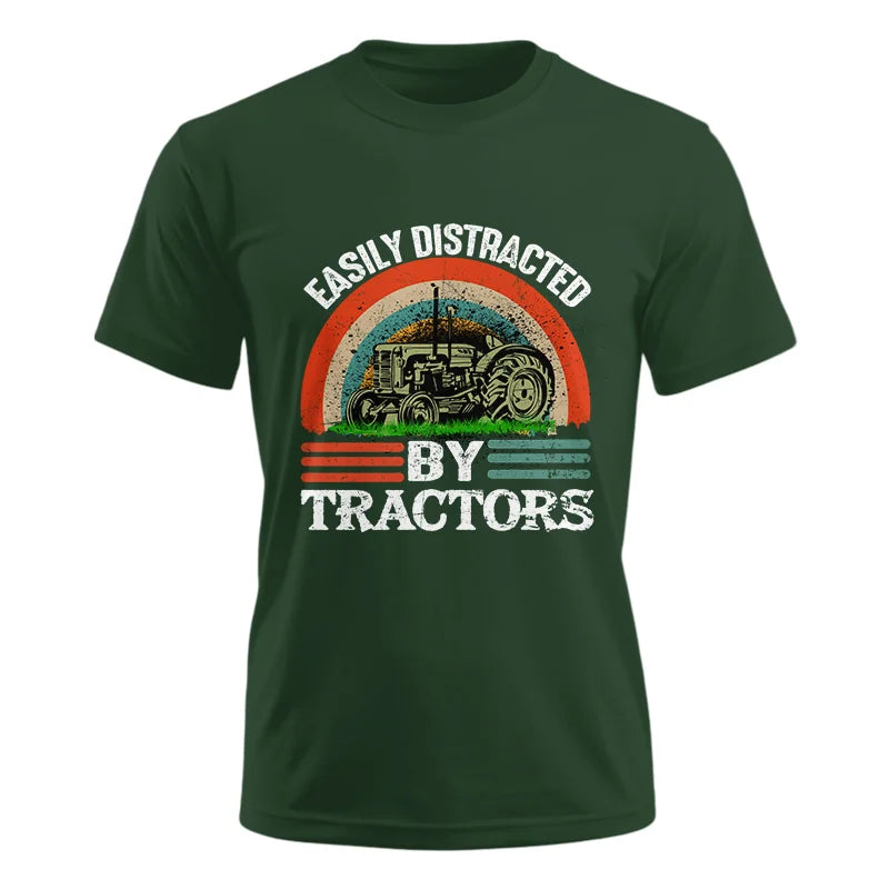 Easily Distracted By Tractors - Unisex Ultra Cotton Tee