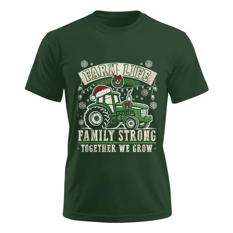 Image of Farm Life Family Strong Together We Grow - Unisex Ultra Cotton Tee