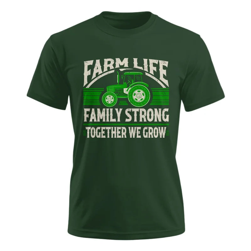 Image of Farm life Family Strong_Together We grow - Unisex Ultra Cotton Tee