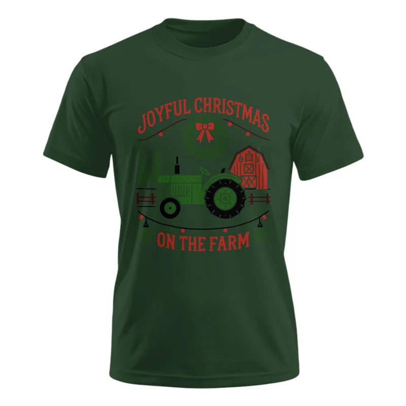 Image of Joyful Christmas On The Farm 3 - Unisex Ultra Cotton Tee