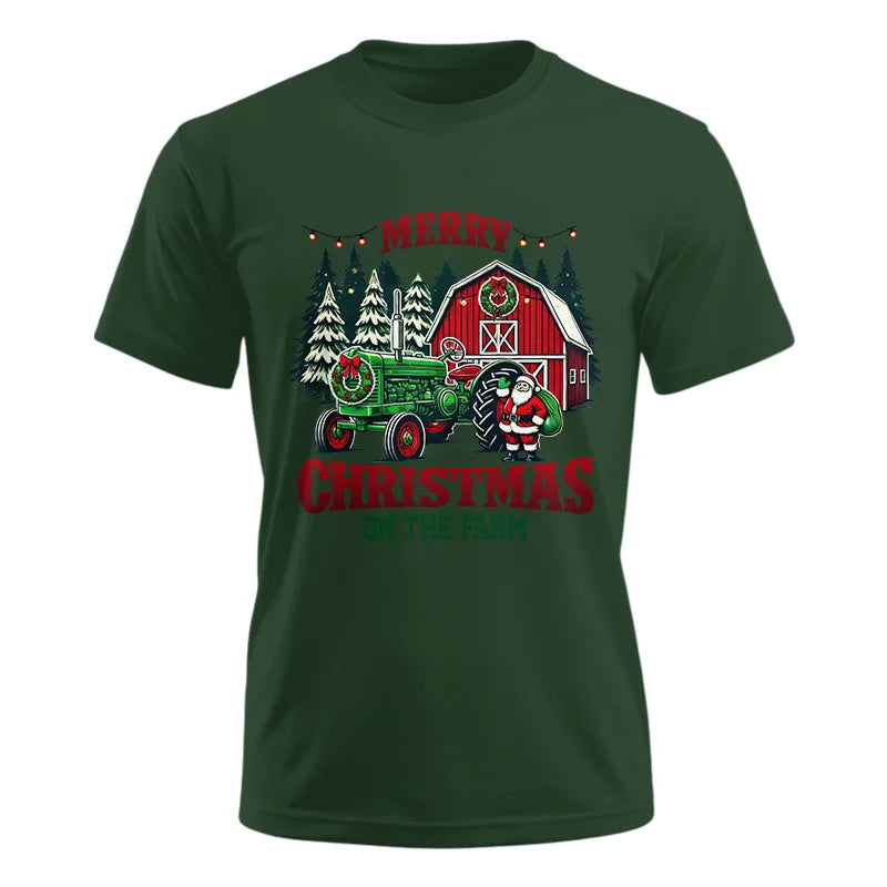 Image of Merry Christmas On The Farm 3 - Unisex Ultra Cotton Tee