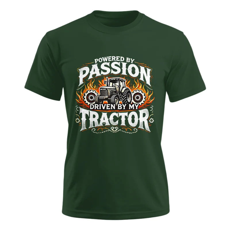 Image of Powered By Passion Driven By My Tractor 1 - Unisex Ultra Cotton Tee