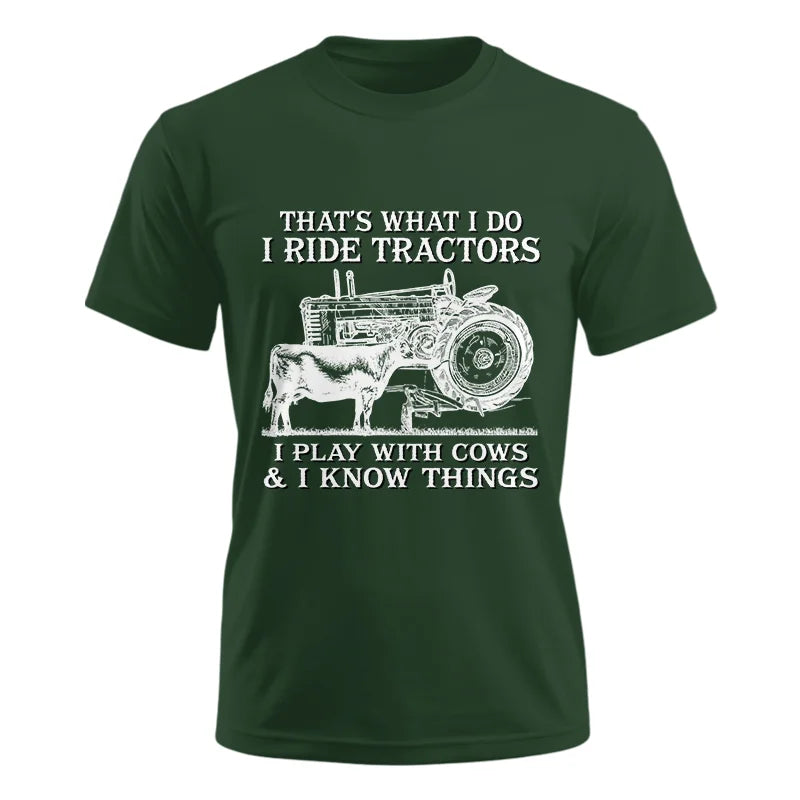 Image of That's What I Do I Ride Tractors - Unisex Ultra Cotton Tee