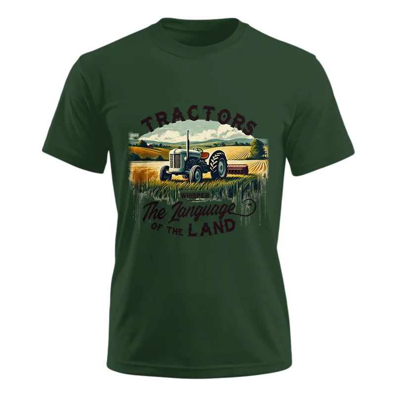 Image of Tractors Whisper The Language Of The Land 2 - Unisex Ultra Cotton Tee