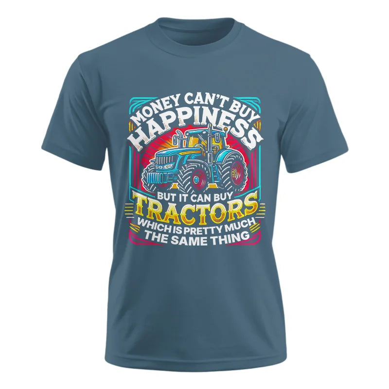 Image of Money Can't Buy Happiness Can Buy Tractors - Unisex Ultra Cotton Tee