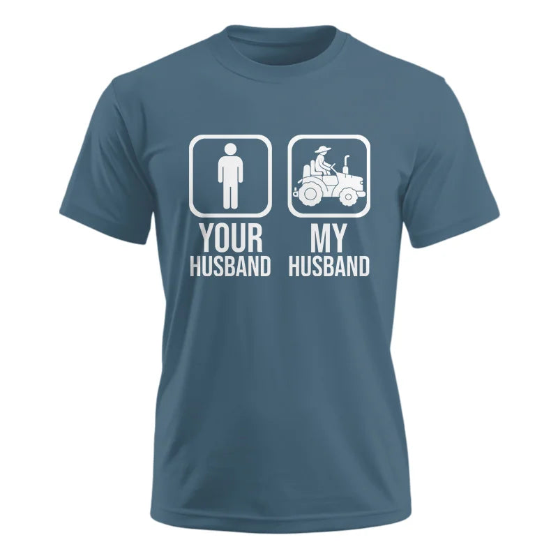 My Husband Is Cooler Than Yours Funny Farm Tractor 1 - Unisex Ultra Cotton Tee