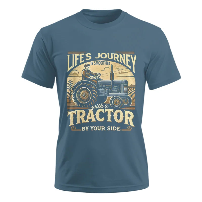 Image of Smoother With A Tractor By Your Side - Unisex Ultra Cotton Tee