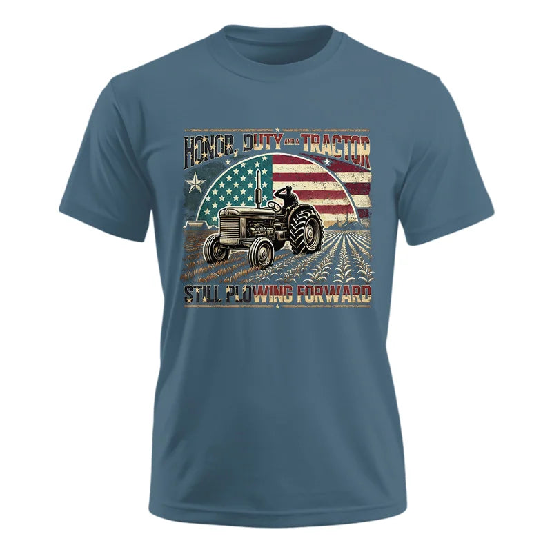 Image of Veteran Farmer Honor Duty And A Tractor 1 - Unisex Ultra Cotton Tee