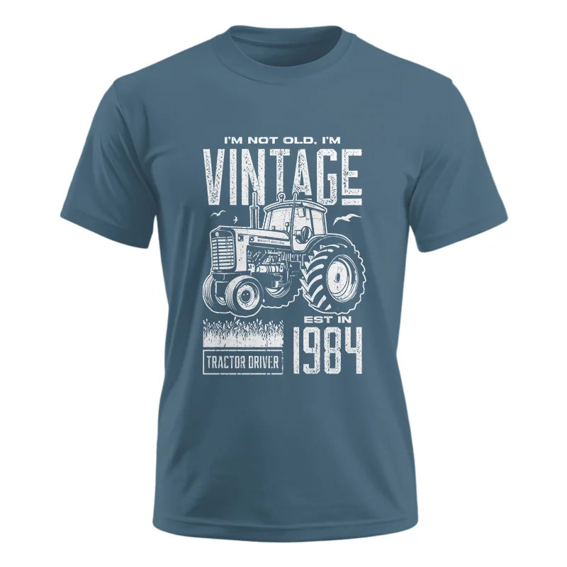 Vintage Tractor Farmer Birthday Born In 1984 2 - Unisex Ultra Cotton Tee