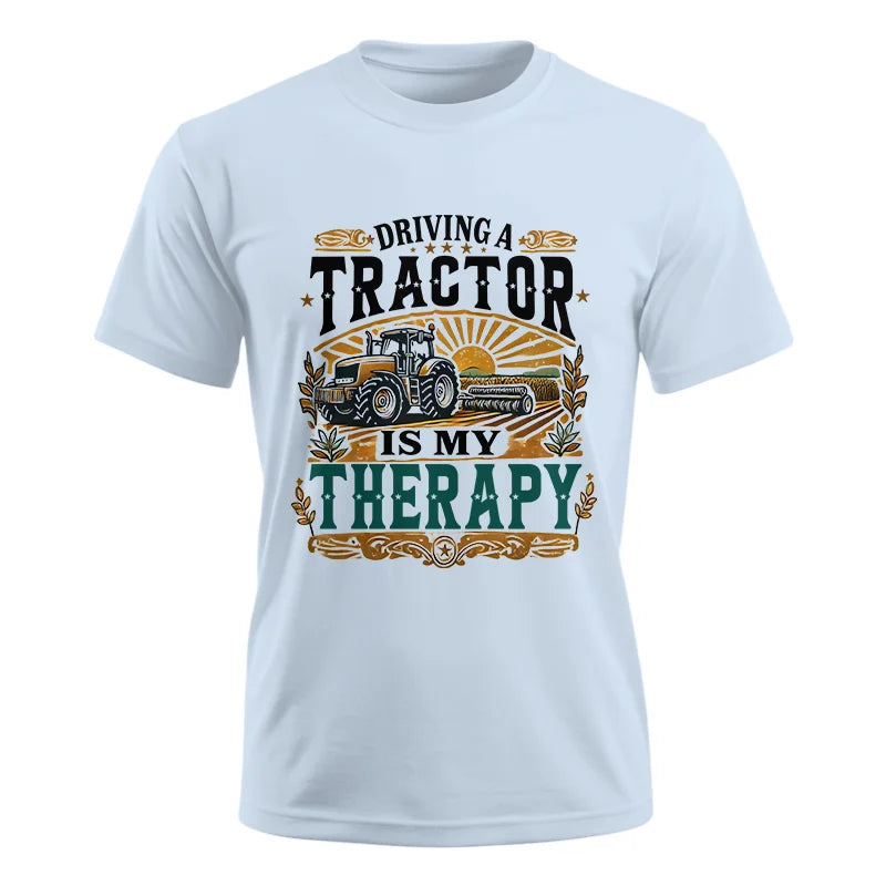 Driving A Tractor Is My Therapy - Unisex Ultra Cotton Tee