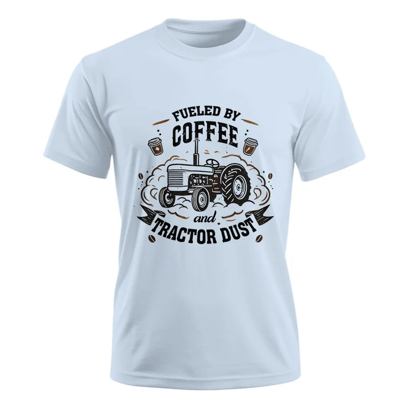 Image of Fueled By Coffee And Tractor Dust - Unisex Ultra Cotton Tee