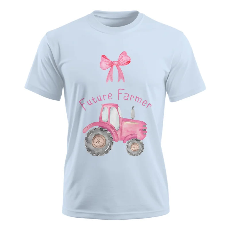 Pink Tractor For Future Farmer - Unisex Ultra Cotton Tee