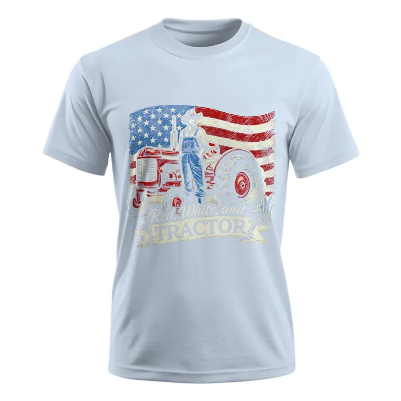 Red White And Tractor - Unisex Ultra Cotton Tee