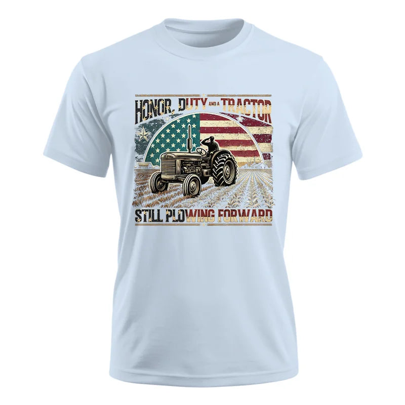 Image of Veteran Farmer Honor Duty And A Tractor 1 - Unisex Ultra Cotton Tee