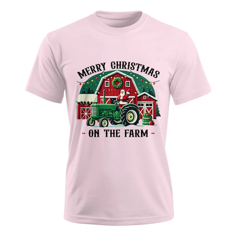 Image of Merry Christmas On The Farm 1 - Unisex Ultra Cotton Tee