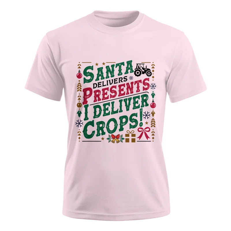 Image of Santa Deliver Present I Deliver Crops! - Unisex Ultra Cotton Tee