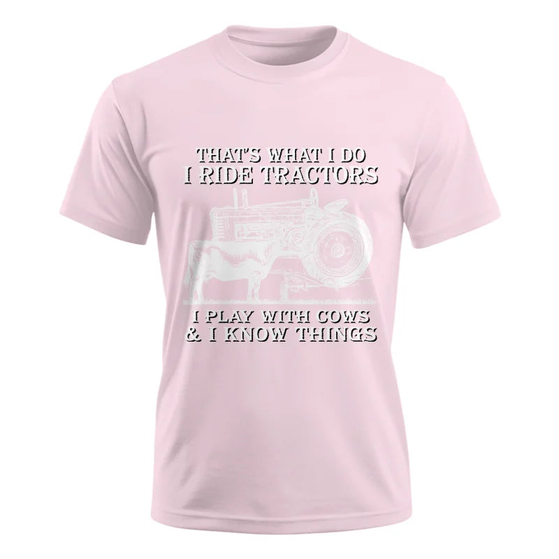 Image of That's What I Do I Ride Tractors - Unisex Ultra Cotton Tee